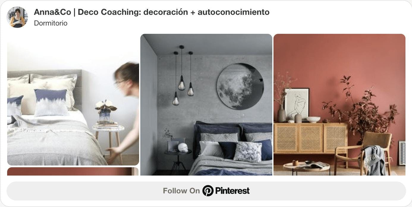 Tablero Pinterest dormitorios tonos rojos