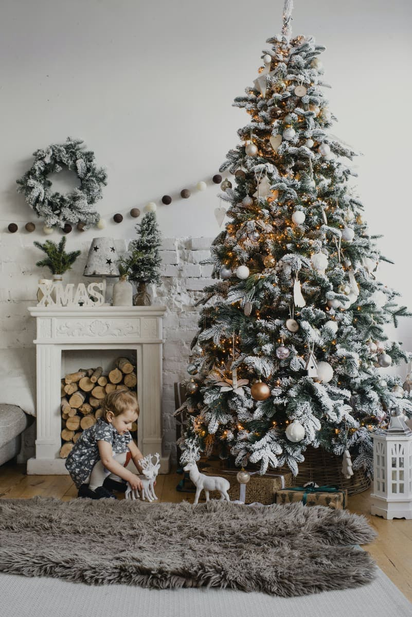 árbol de Navidad decorado