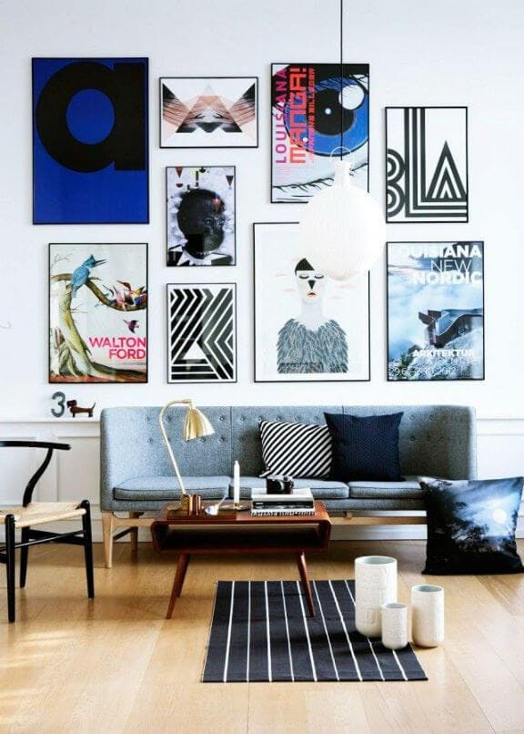 Pared con wall gallery